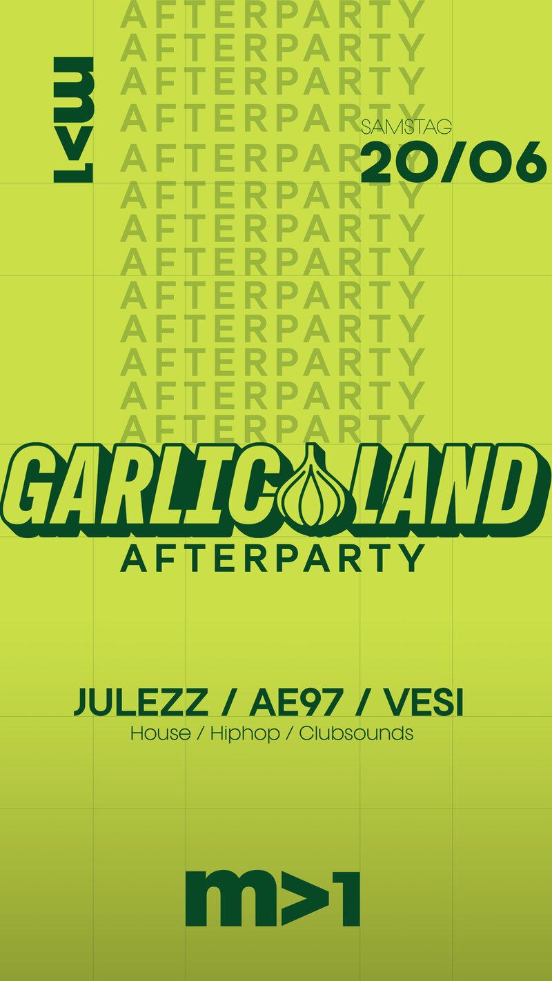 Garlic Land Aftershow Party