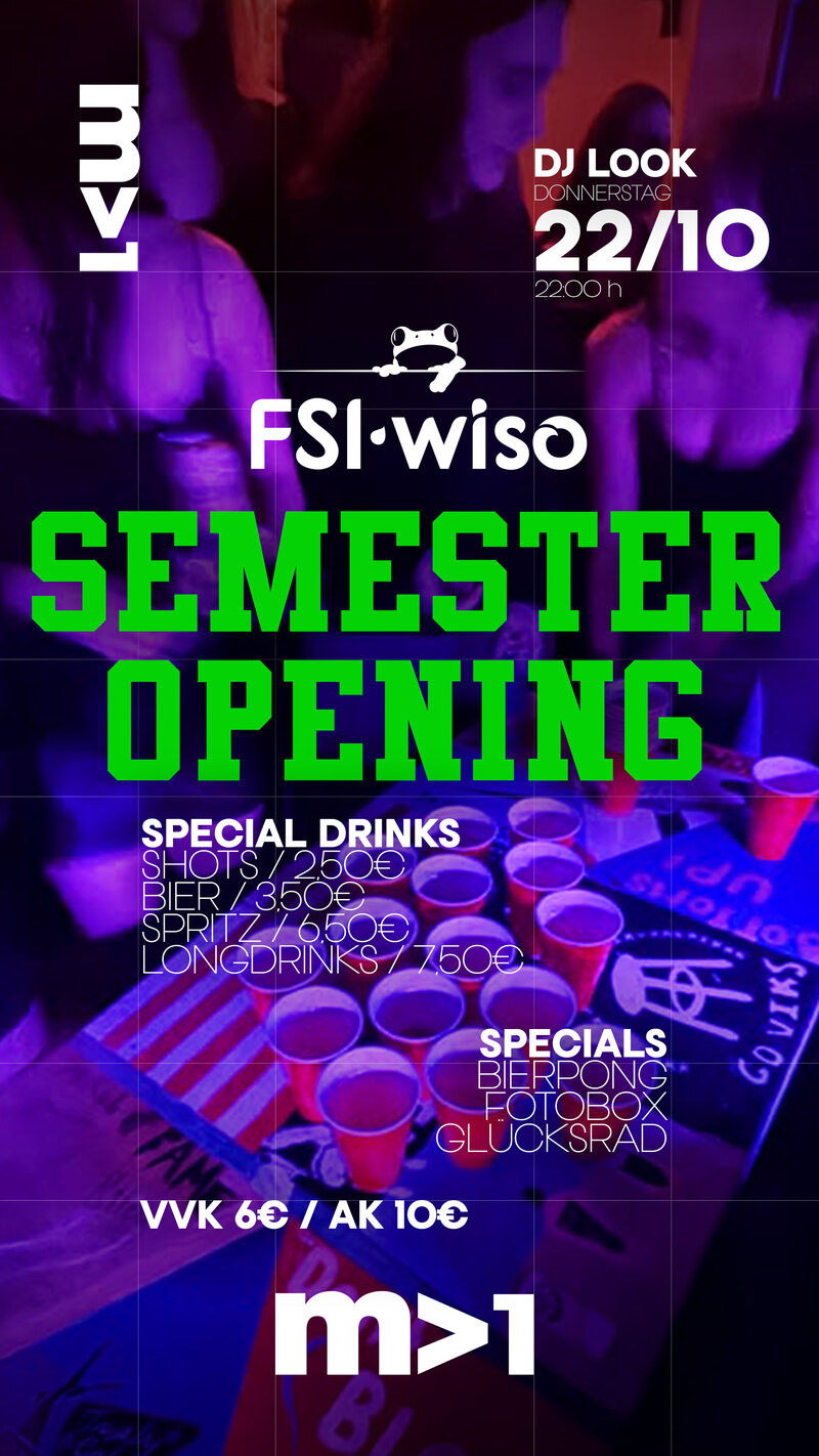 FSI & WiSo Semester Opening