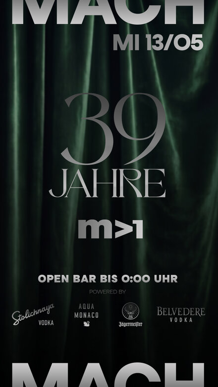 39 Jahre Mach1